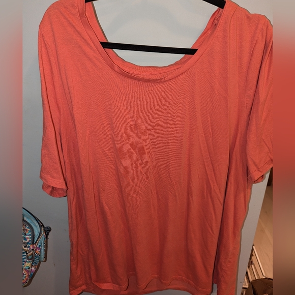 Lane Bryant Tops - Lane Bryant Coral Short Sleeve Tee